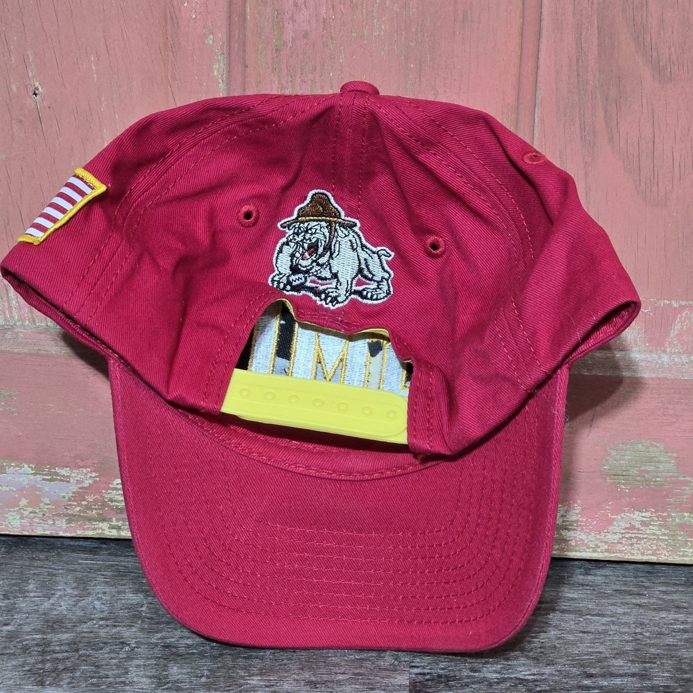 USMC UNITED STATES MARINE CORPS Blue BULLDOG MASCOT HAT Military Baseball - Picture 6 of 14